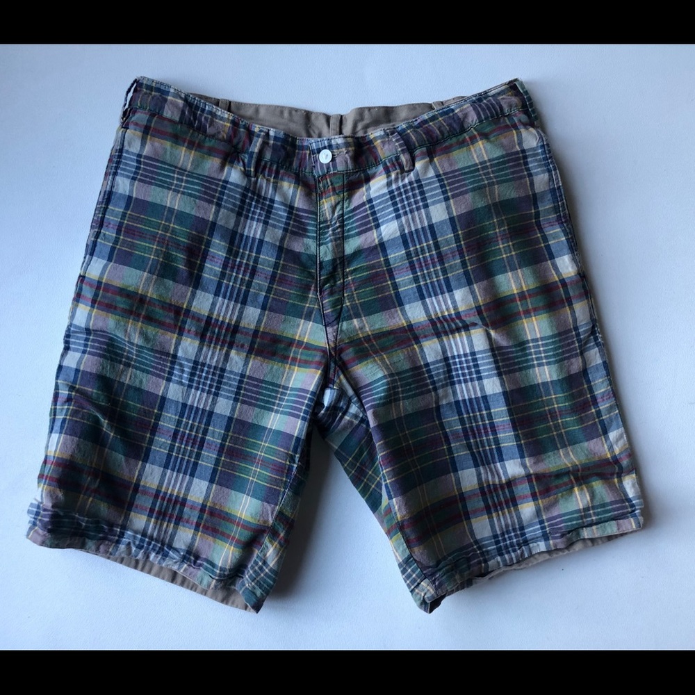 Ralph Lauren Khaki/Plaid Shorts - Size 34